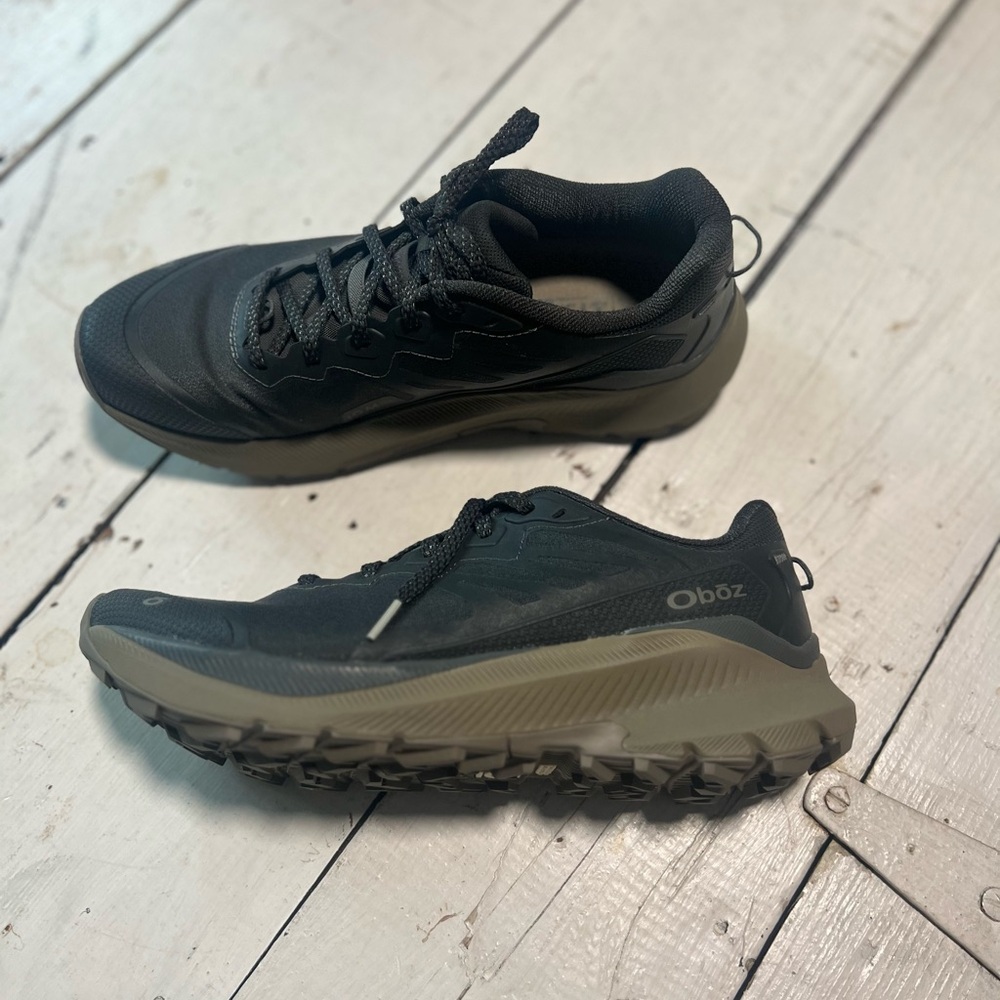 Oboz Katabatic wind low shoes Men's Black Trail Shoes